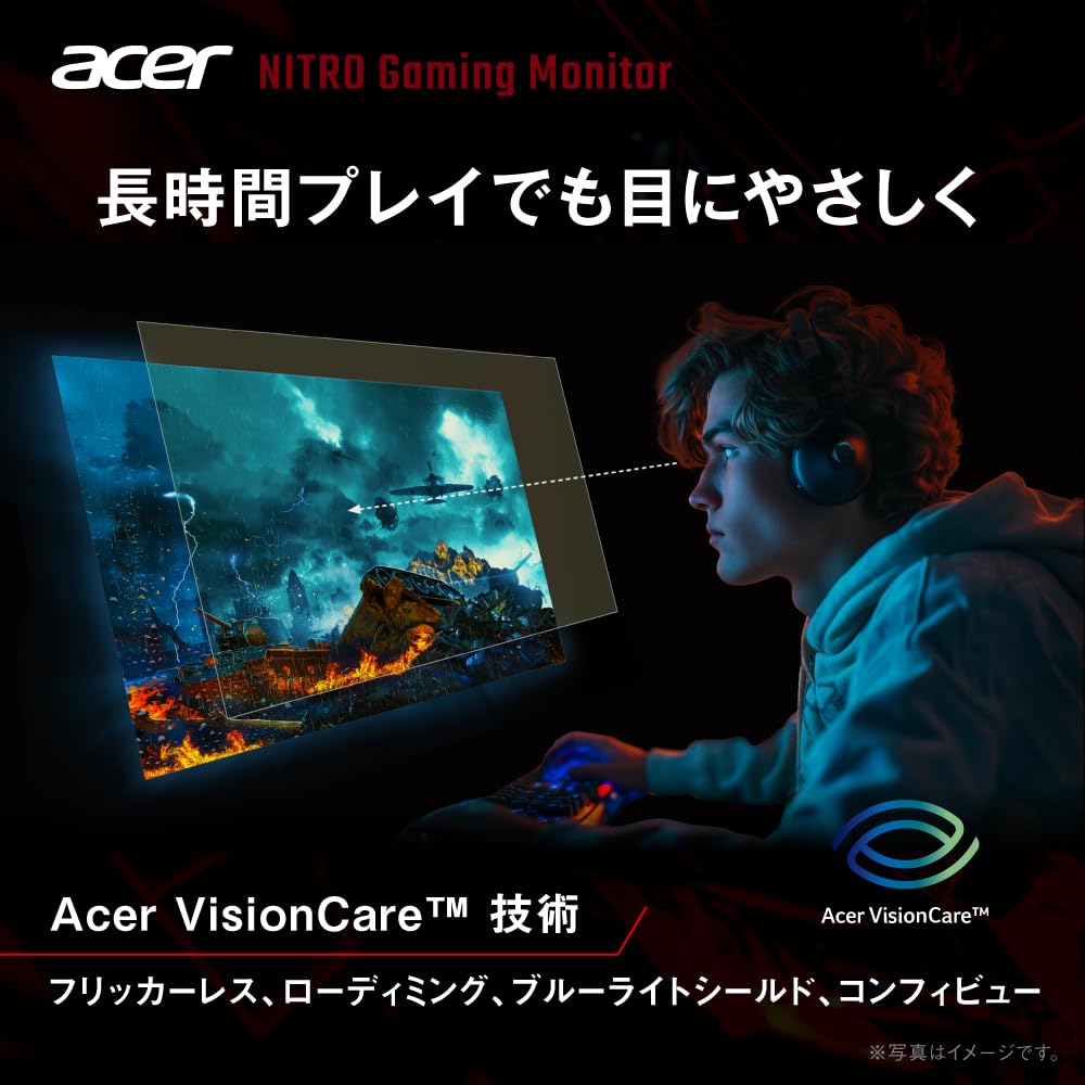 Amazon.co.jp: Acer Nitro 湾曲 34インチ ウルトラワイド 非光沢 UWQHD