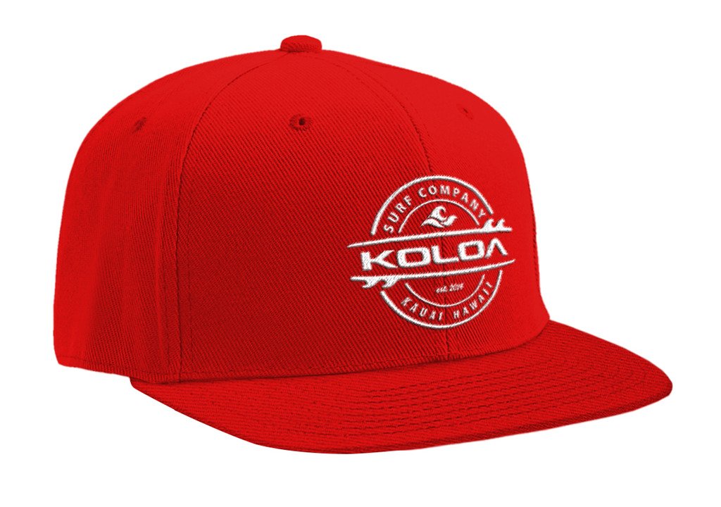 Joe's USAKoloa Surf Embroidered Thruster Logo Snap-Back Hat in 13 Colors