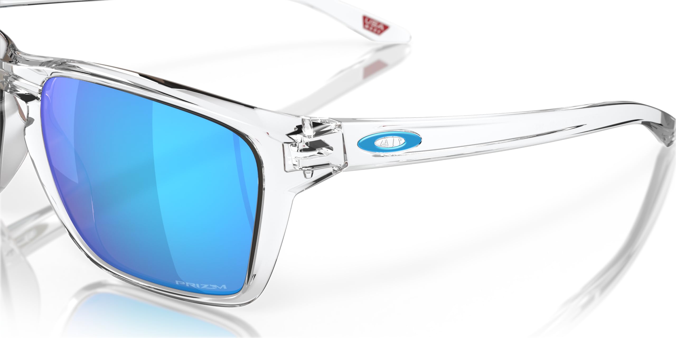 Oakley Unisex - Adulto Oo9448-0457 occhiali da sole Not Applicable, Zaffiro Lucido/Prizm Sapphire, 57/17/142