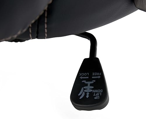 Miniatura 8 de Serta Silla de computadora ergonómica ajustable para oficina ejecutiva con almohadas corporales en capas, borde de asiento de cascada, cuero