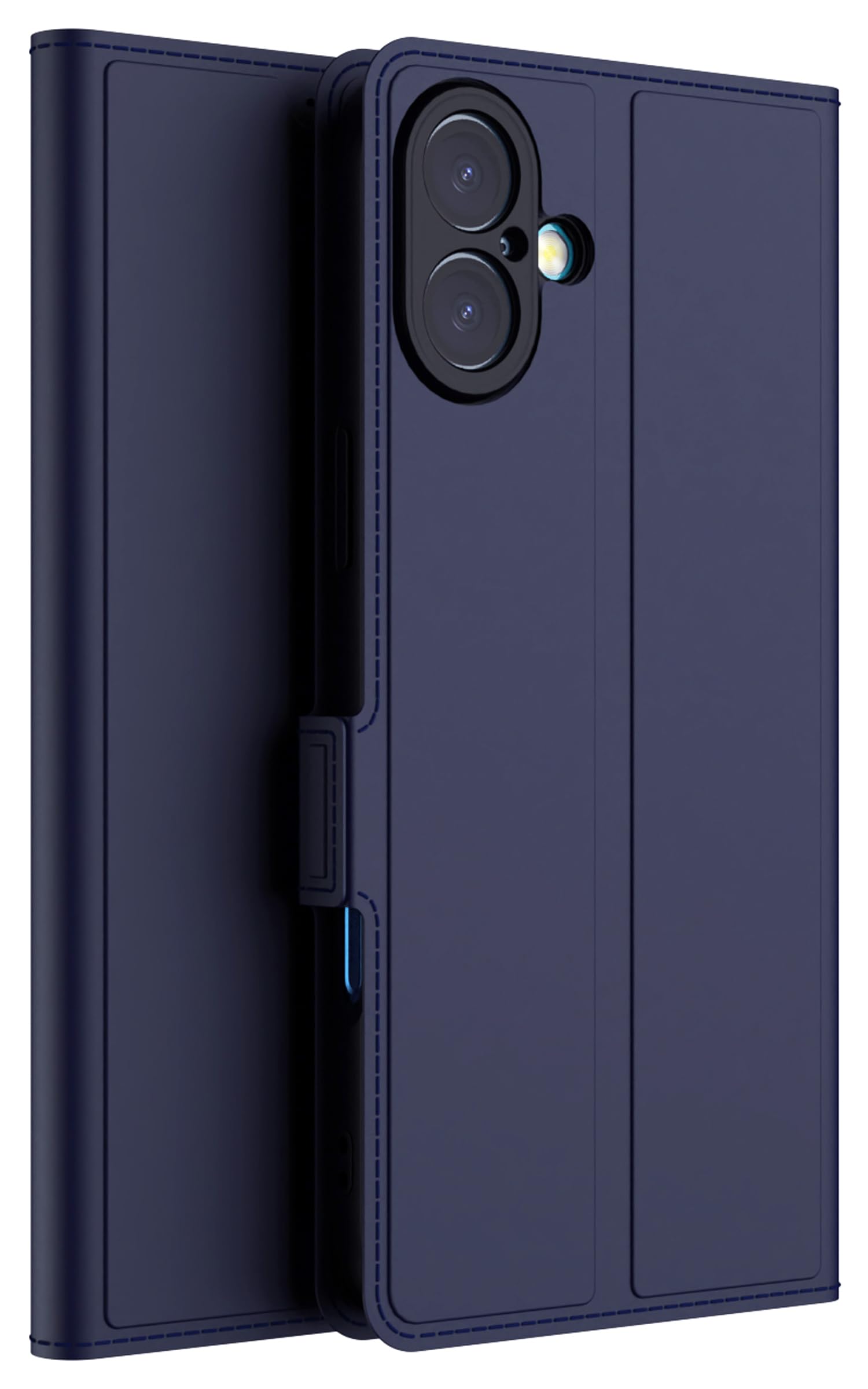 Kapa Noble Slim Magnetic Leather Flip Case Cover for Apple iPhone 16 | Card Holder Stand Flip Wallet Case (Blue) (B0DFPRJQJD) Amazon Price History, Amazon Price Tracker