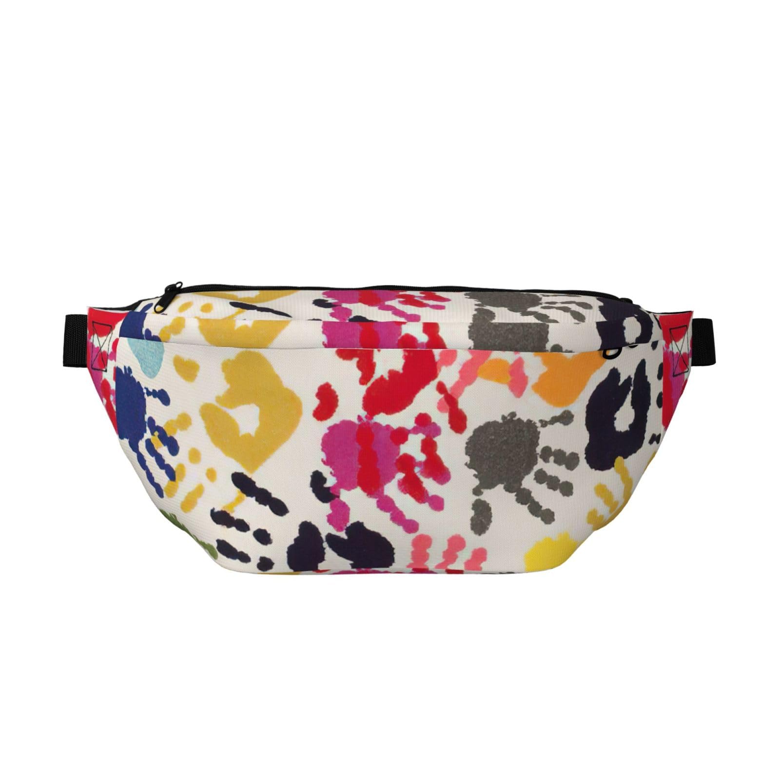 Sac banane de course à pied imprimé main avec sangle réglable - 8