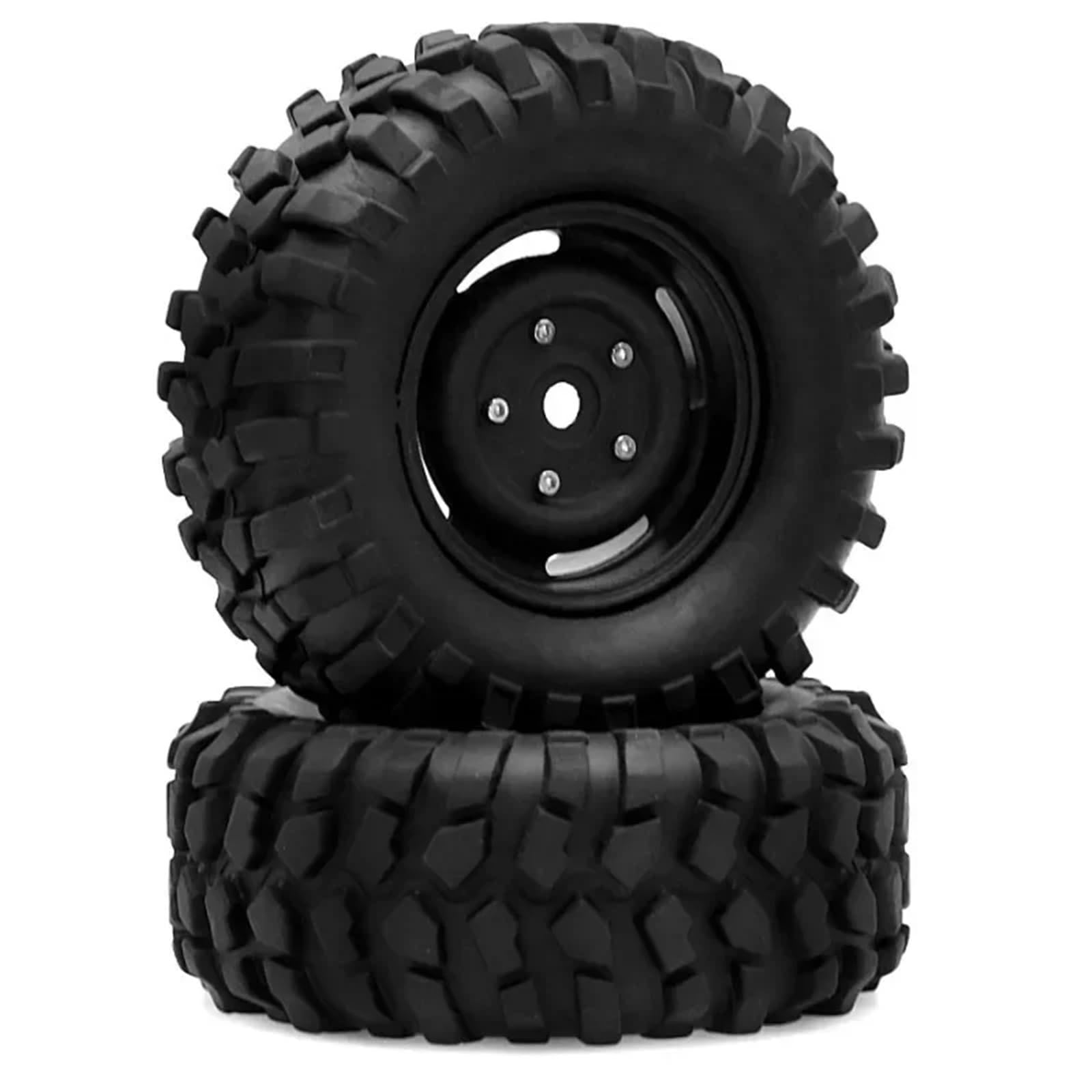 Per SCX10 D90 Per TRX4 Pneumatici 1.9 Pollici Cerchi Set 95mm Battistrada Gomma Morbida Alette Profonde 12mm Hex Unbonded RC Crawler Modello Accessorio RC Pneumatici Pezzi
