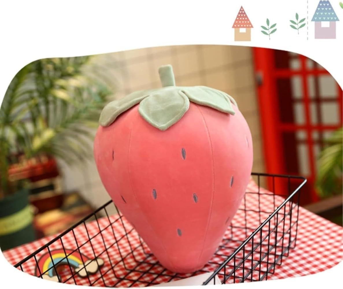 ぬいぐるみ イチゴ 抱き枕 リアル お食べ物クッション 本物そっくり おもちゃ かわいい ふわふわ 苺 果物 飾り物 大きい 店飾り