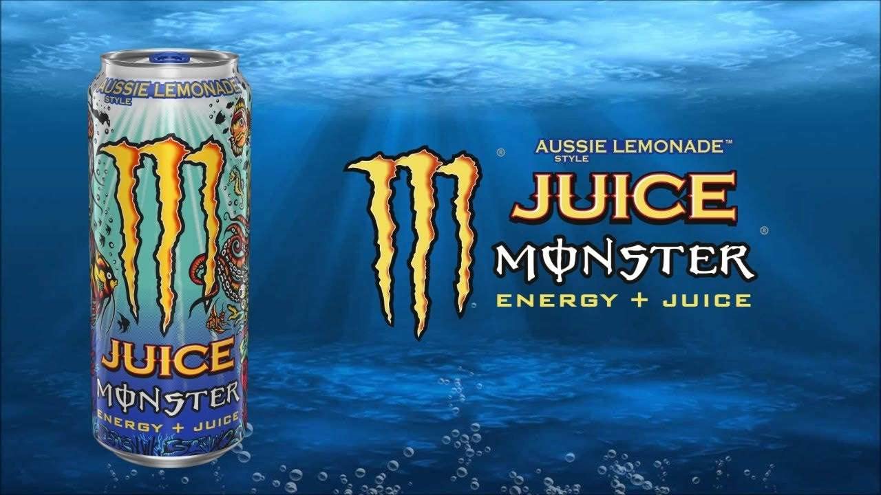24 x Monster Juice Aussie Style Lemonade 0,5l- Monster Energy + Juice- Exotische Limonade