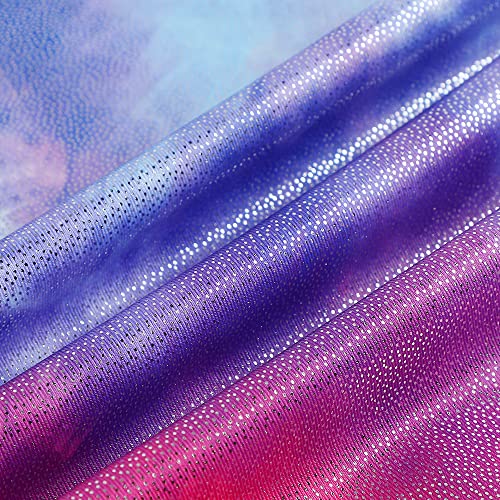 Image of HOZIY Gymnastics Leotards for Girls Unicorn Aurora Rainbow Mermaid Dinosaur Cupcake Sparkle Biketard Toddlers Kids Children