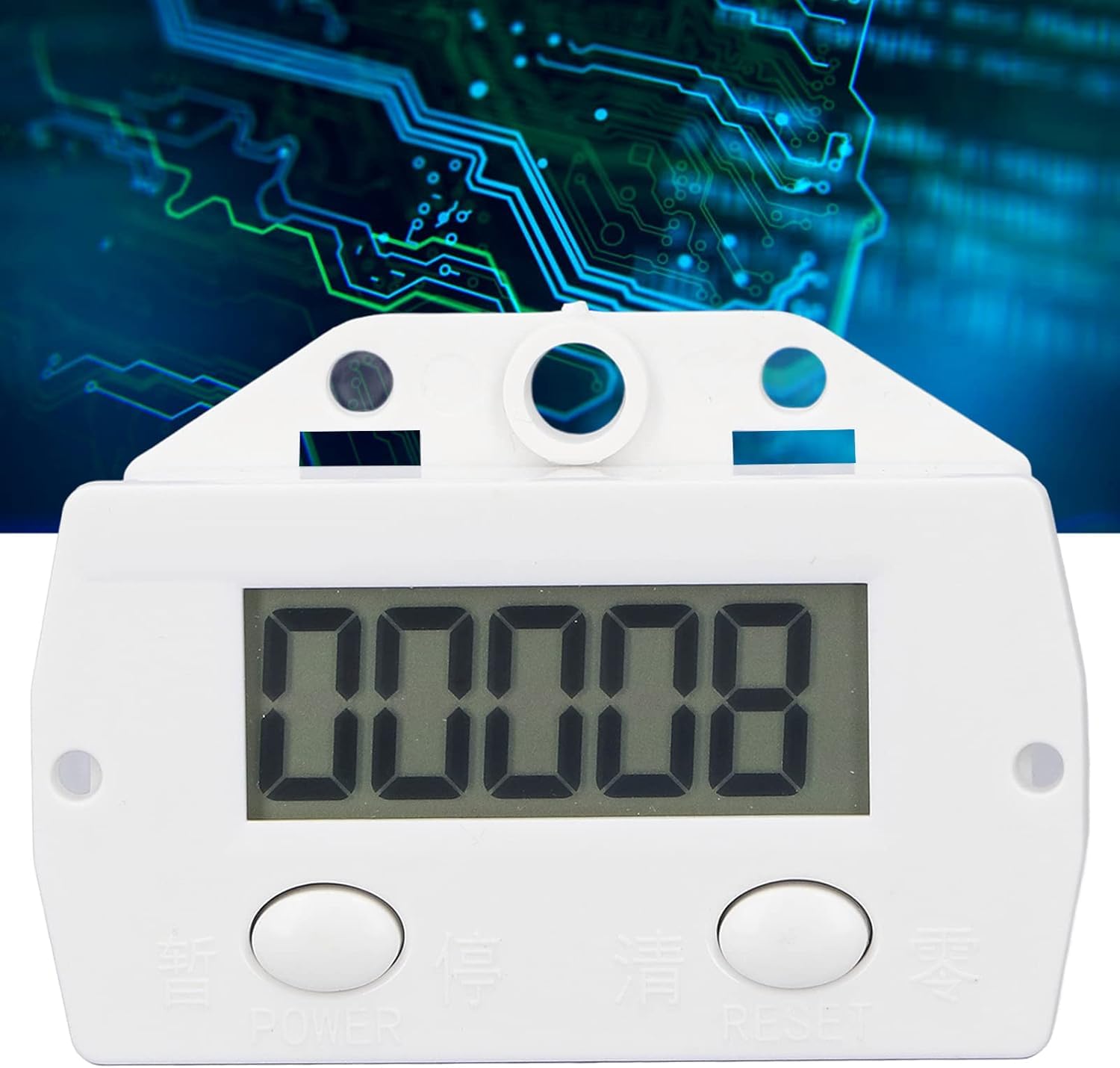 Contador Digital Magnetico Industrial 0-99999 LCD Inducción Magnético para Punzonadoras