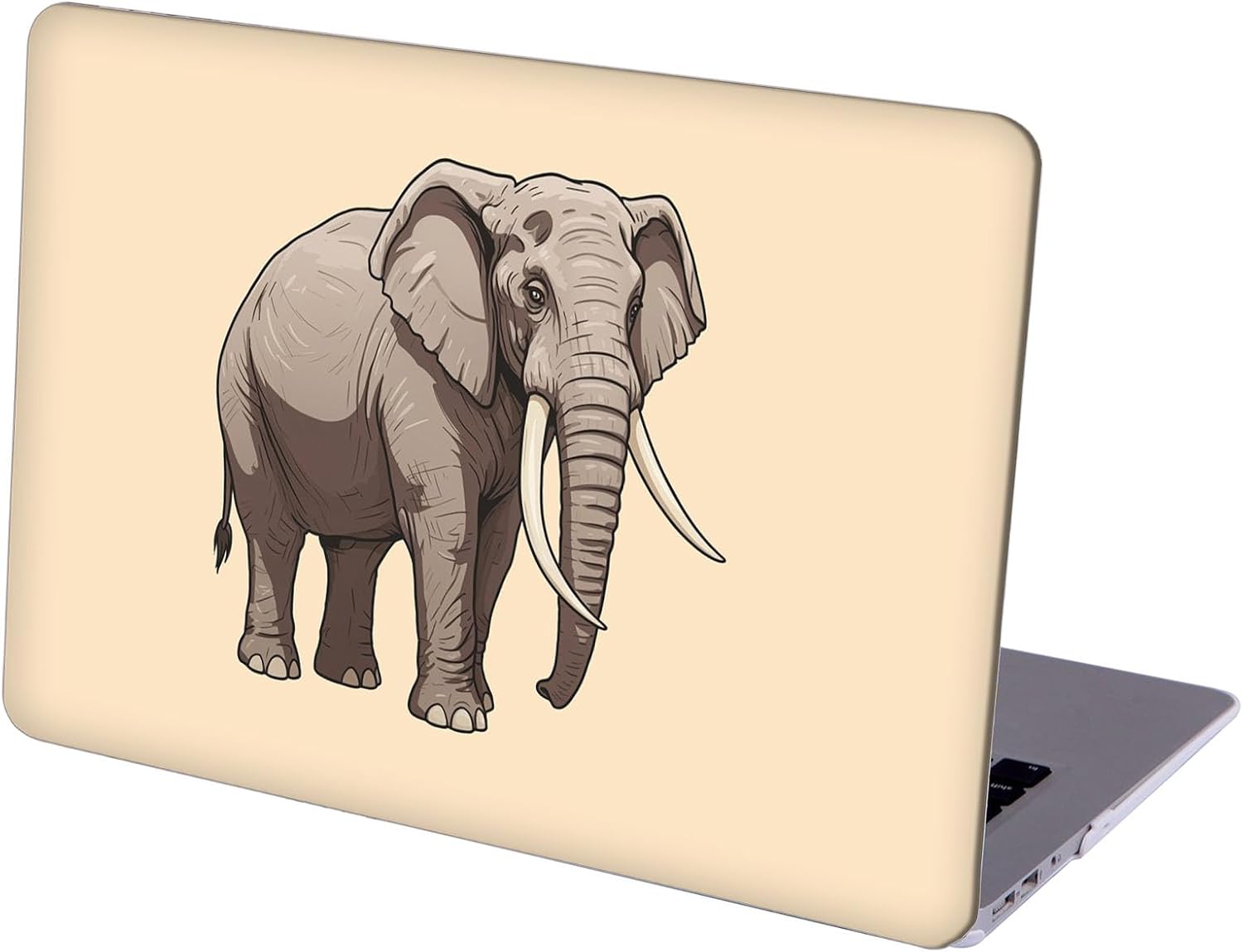 Compatible with MacBook Neo 13-inch, Hard Shell Case with Keyboard Cover and Screen Protector (A3404 A18 Pro chip, 2026 Release) - Elephants MC22222