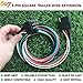8 Wire 36inch Male and Female Trailer Wire Extension Connector, 8 Pin Connectors Wire for Car Truck Boat,LED Brake Tailgate Light Bars,Trailer Wiring Harness Extension Connector(8 Way Square)