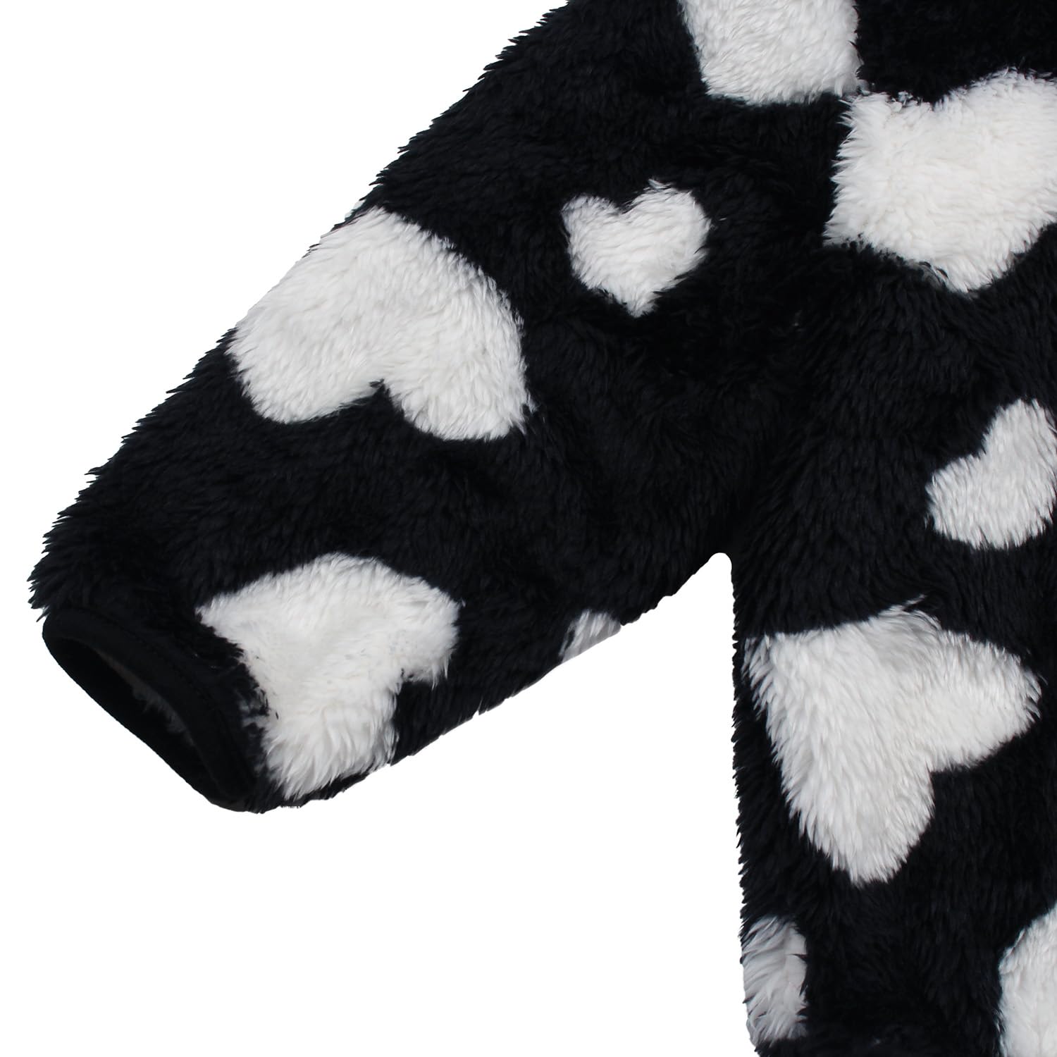 Chaqueta de forro polar con capucha para niñas y niños pequeños, abrigo cálido de invierno