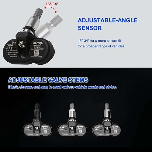 Miniatura 5 de Autel MX-Sensor BLE, sensor Bluetooth de baja energía 2024, preprogramado para modelos Tesla 3YSX, programable para vehículos equipados con BLE,