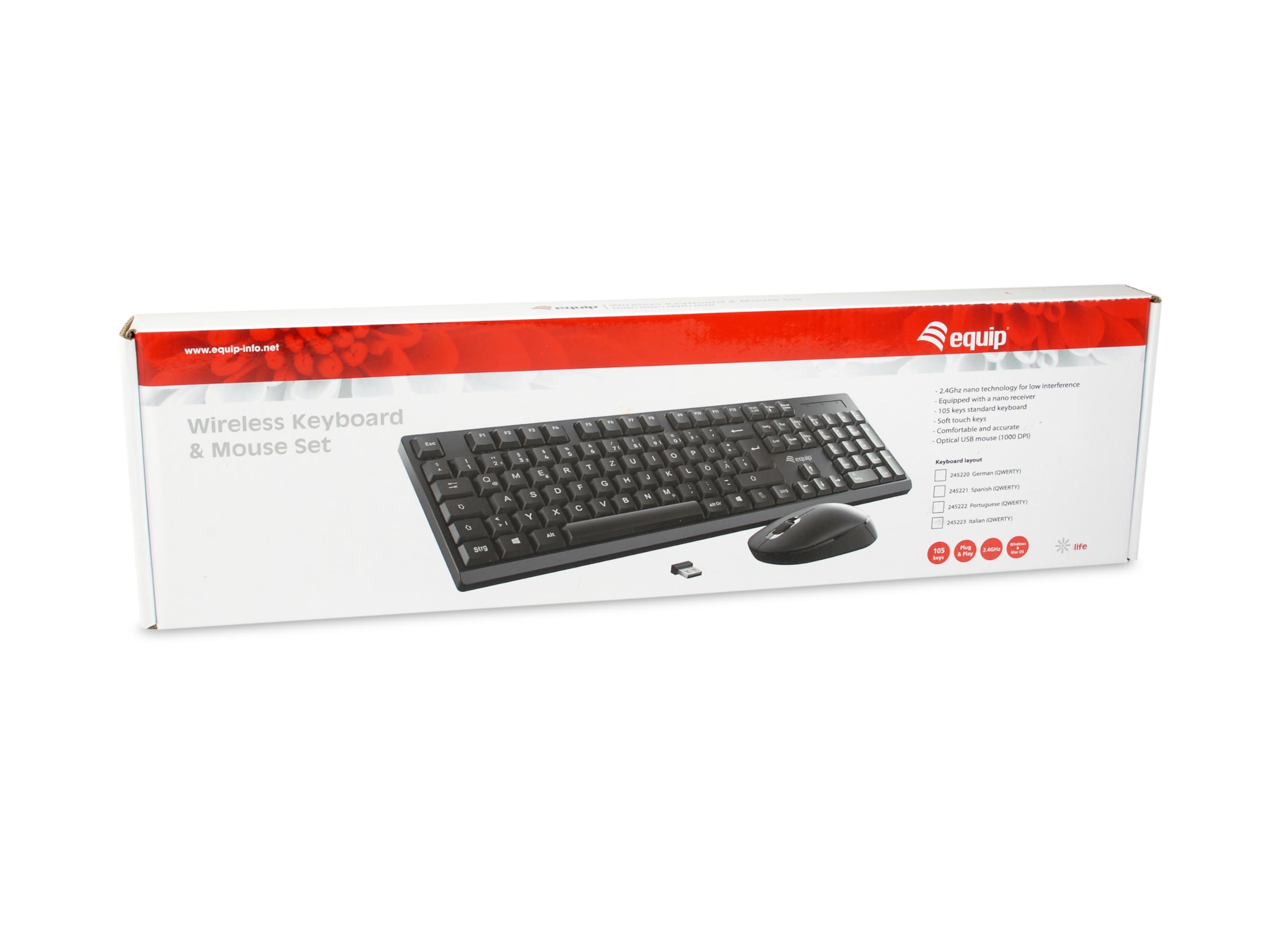 Kit Tastiera E Mouse Wireless Bluetooth 5.0 – Tastiera Ultra-sottile 6mm, Ricaricabile, 100 Giorni Di Standby, Per PC/Tablet/Cellulare - 2