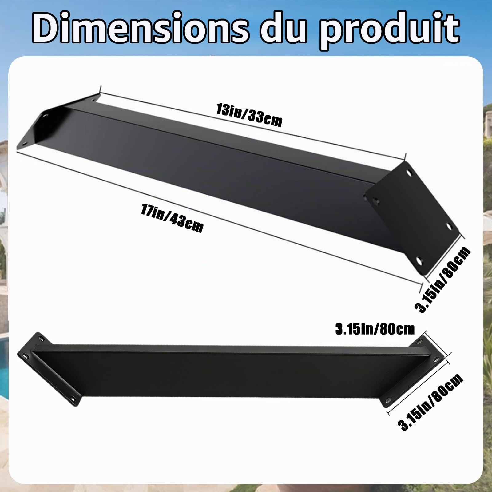 BRGD 4 Pièces Support D'Angle de 45 Degrés, Connecteur D'angle en Bois avec Vis pour Garages, Cabanes Dans Arbres, Terrasses, Pelouses, Cabanes