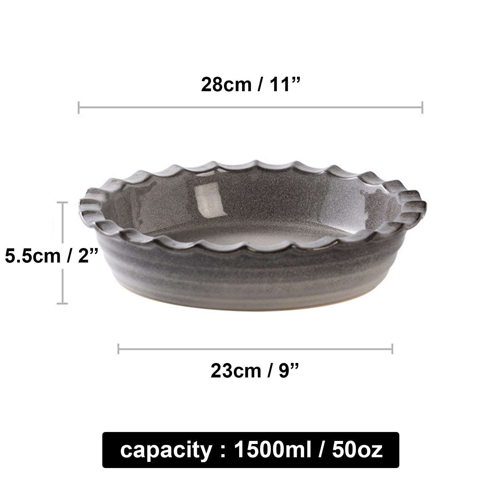 Ensaladera De Pasta De Cerámica Ensaladera Grande De 28 Cm, Ensaladera Extra Grande De Cerámica, Ensaladera Grande De Porcelana Grande, Plato De Ensalada Grande Colorido-Gris-1500ml (Gris 1500ml)