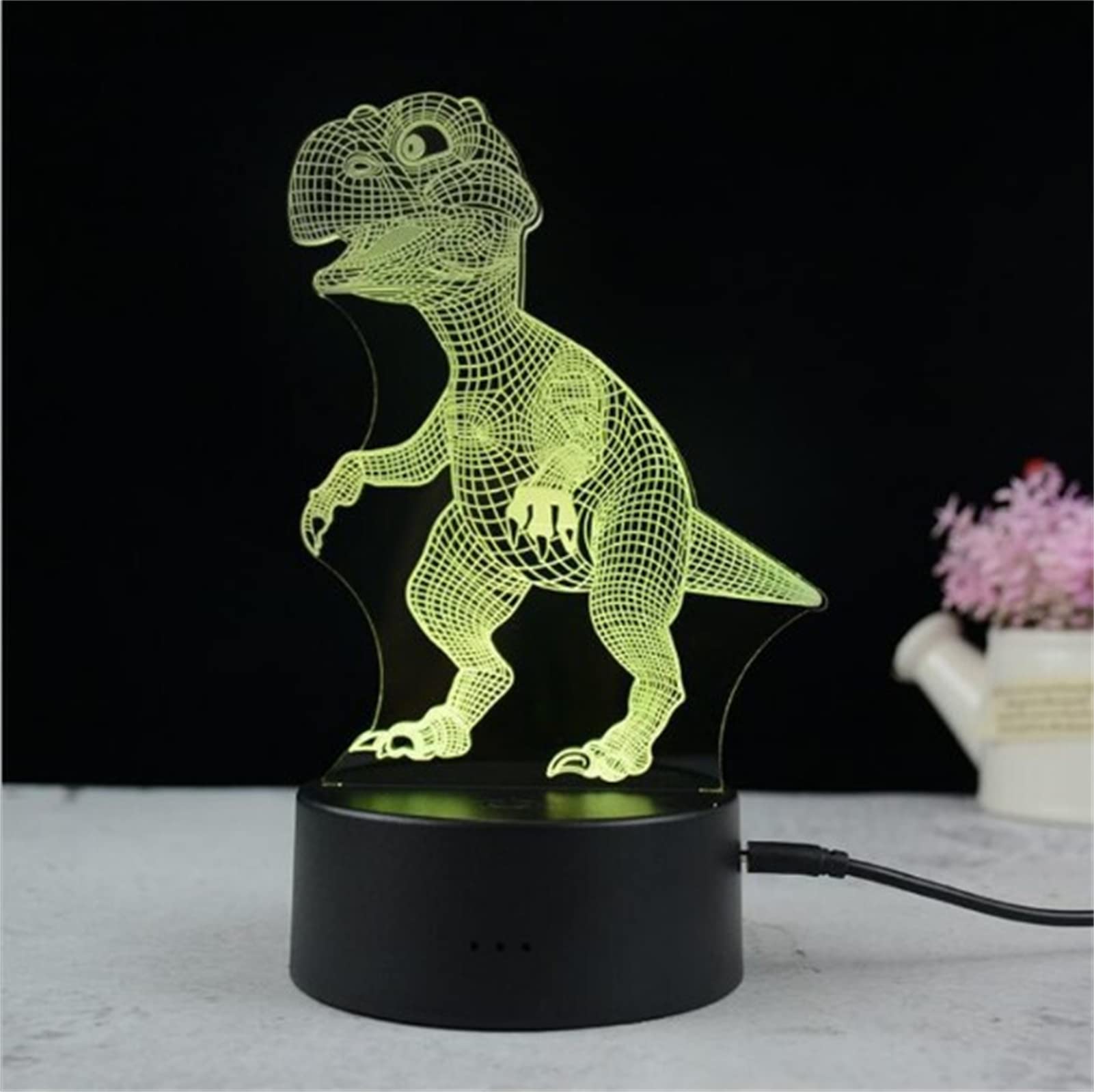 Cadeau de vacances veilleuse manette 3D LED lampe acrylique colorée chambre enfant