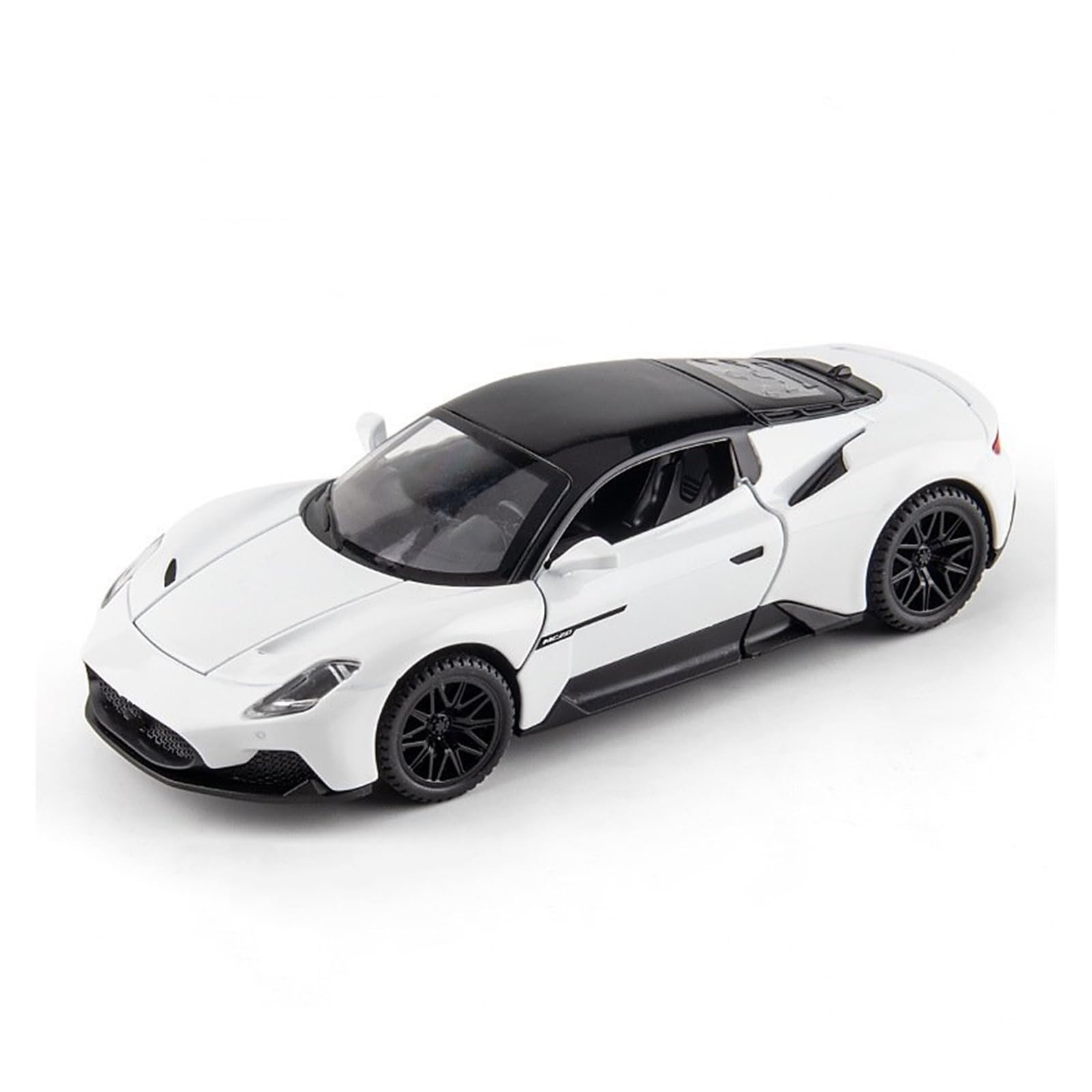 MOCALUX Scale Die-Cast Model Car 1:32 For Maserati MC20 Alloy Metal Diecast Model Car Collections(White)
