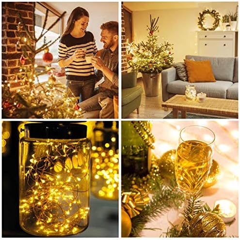 Kolpop [12 Pack] Bottle Lights, Cork Lights for Wine Bottles, 2m 20 LED Copper Wire Fairy Lights for Parties, Birthday, Wedding, Christmas DIY Table Centrepieces Indoor/Outdoor Decoration(Warm White)