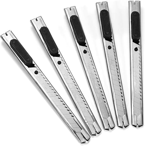 2 unidsset de acero inoxidable de aleación a presión hoja utilidad cuchillo papelería papel joyería fabricación cuchillo bricolaje arte cortador