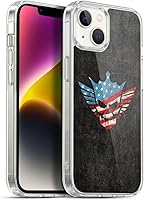 Vista 42 de Head Case Designs Funda de gel suave con licencia oficial de la WWE American Nightmare Flag Cody Rhodes Graphics compatible con Apple iPhone 7