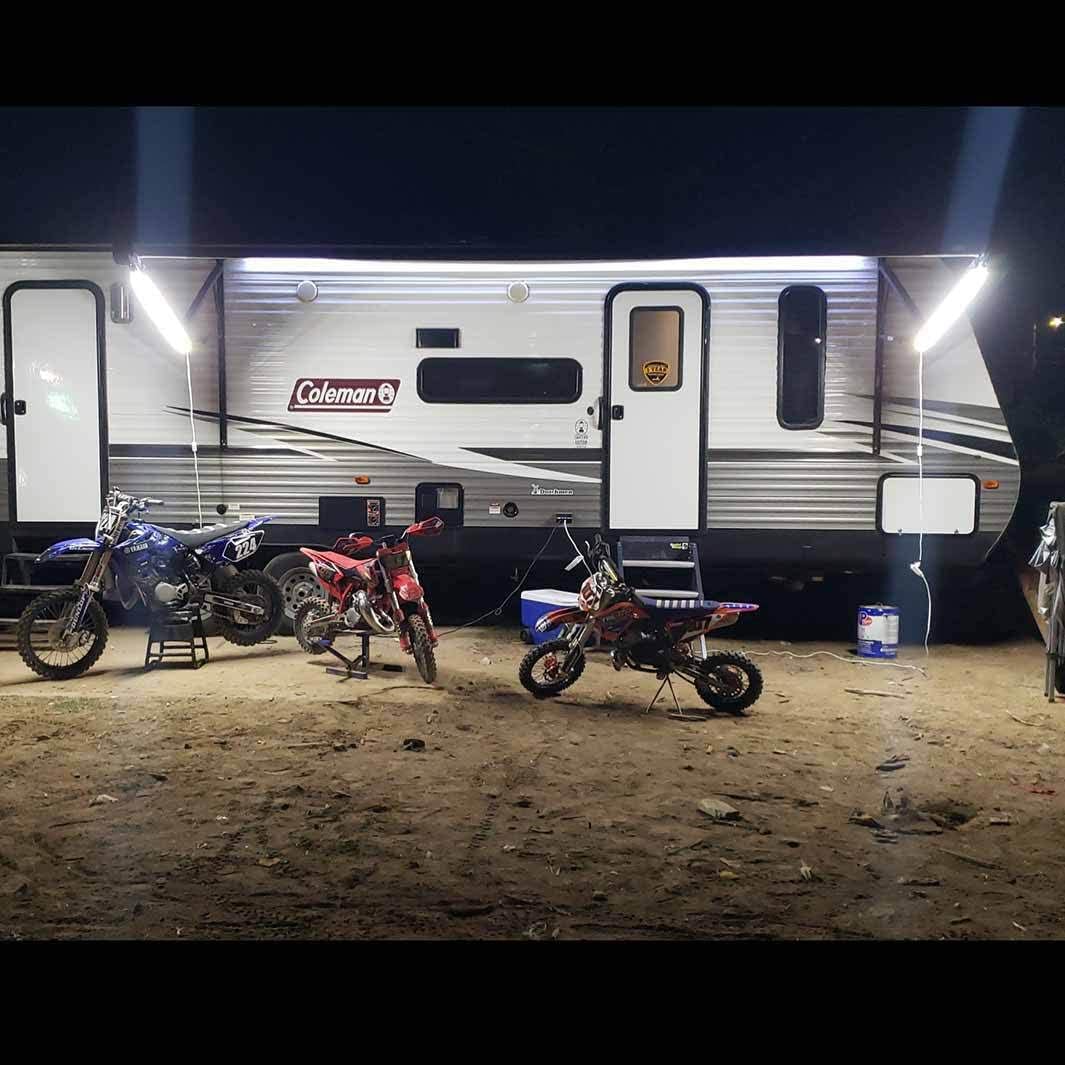 RV Awning Light 48" (Twin Pack) - 10,000 Lumens Camper Awning Lights