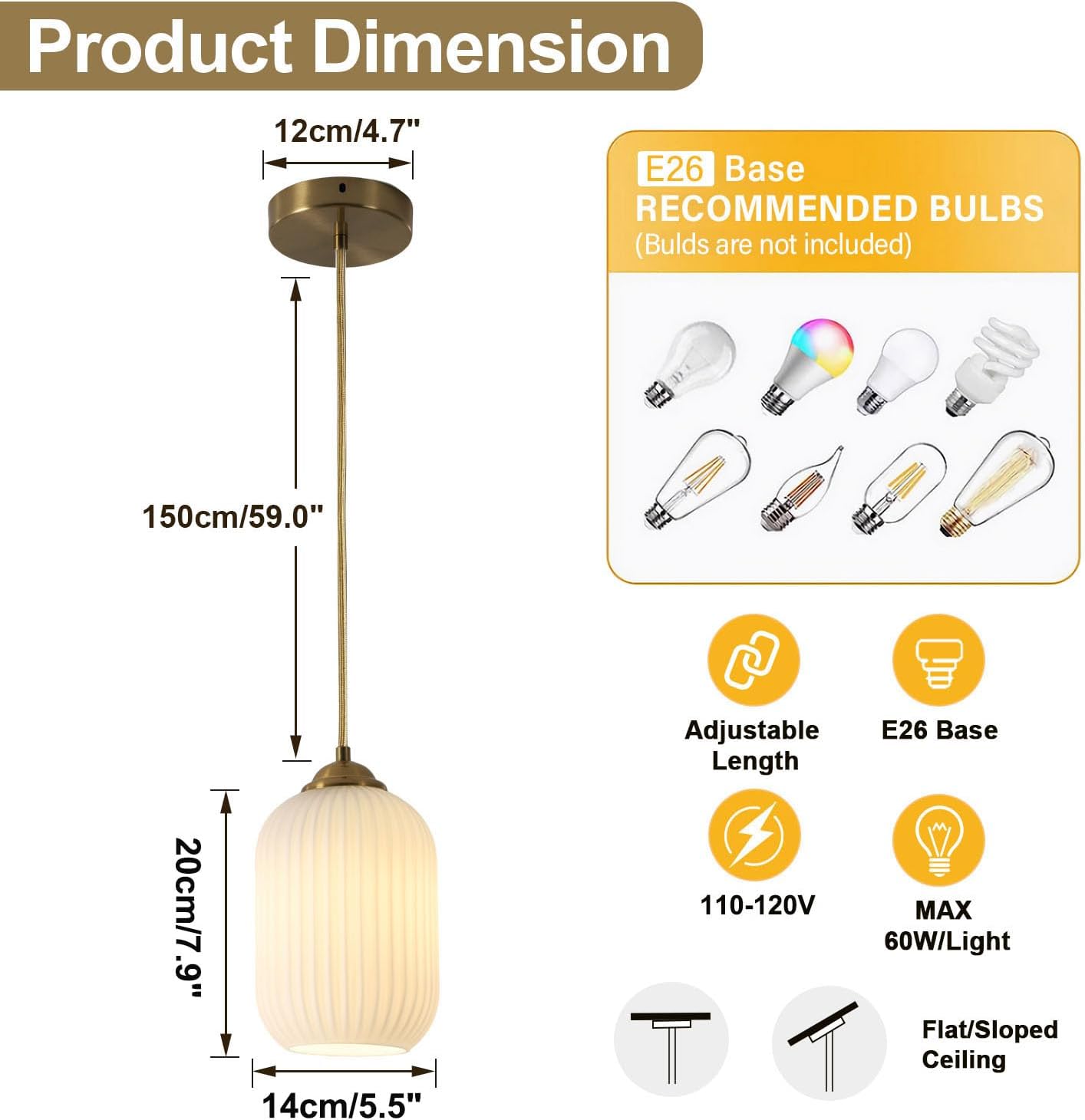 Milk Glass Pendant Lights Kitchen Island Mid Century Modern Stairwell Pendant Lighting White Glass Cylinder Pendant Light Vintage Ribbed Hanging Light