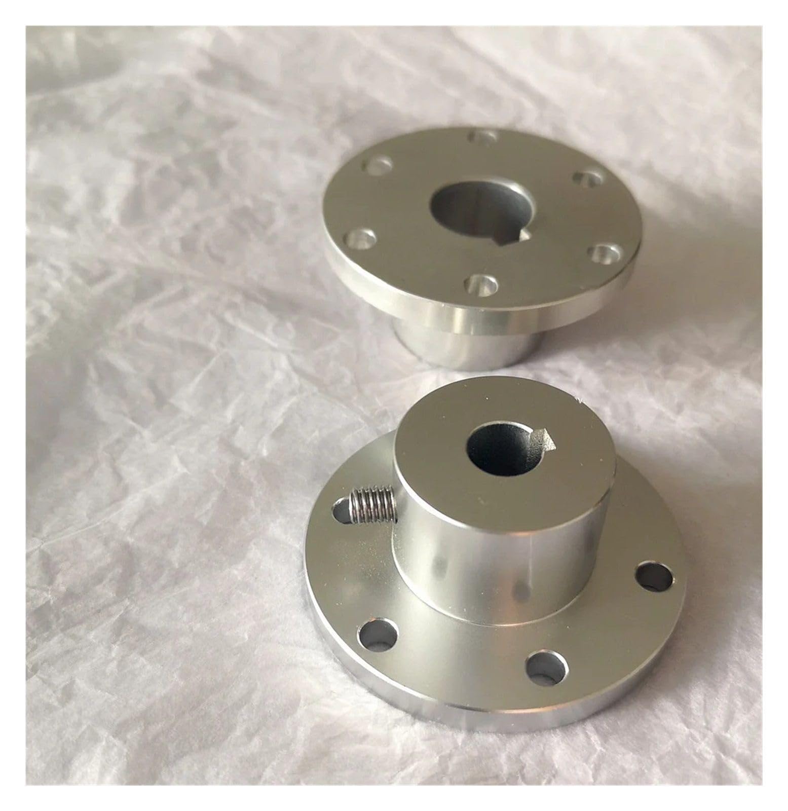 IOFIT Accouplement à Bride en Alliage d'aluminium, diamètre 5 6 8 10mm 12 14 15 16 18 Mm, 1 pièce (Color : 5mm, Size : A)