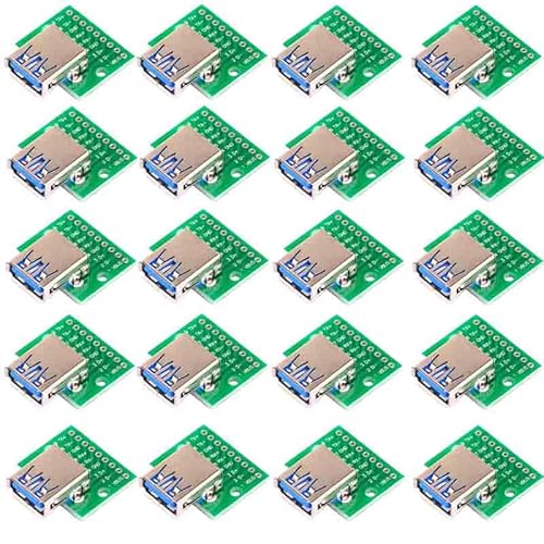 20�� USB 3.0 ���X - DIP 2.54mm �V�[���h