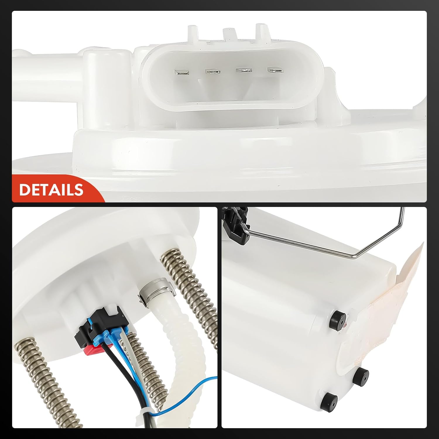 A-Premium Electric Fuel Pump Module Assembly with Sending Unit Compatible with Buick Riviera 1995-1996 V6 3.8L Coupe & Oldsmobile Aurora 1995-1996 V8 4.0L Sedan, Replace# 953-0005, AFS0413S