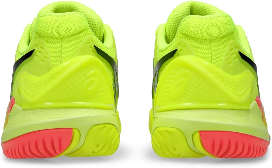 ASICS Women's Gel-Resolution 9 Tennis Shoes, 8.5, Safety Yellow/Black - Image 5