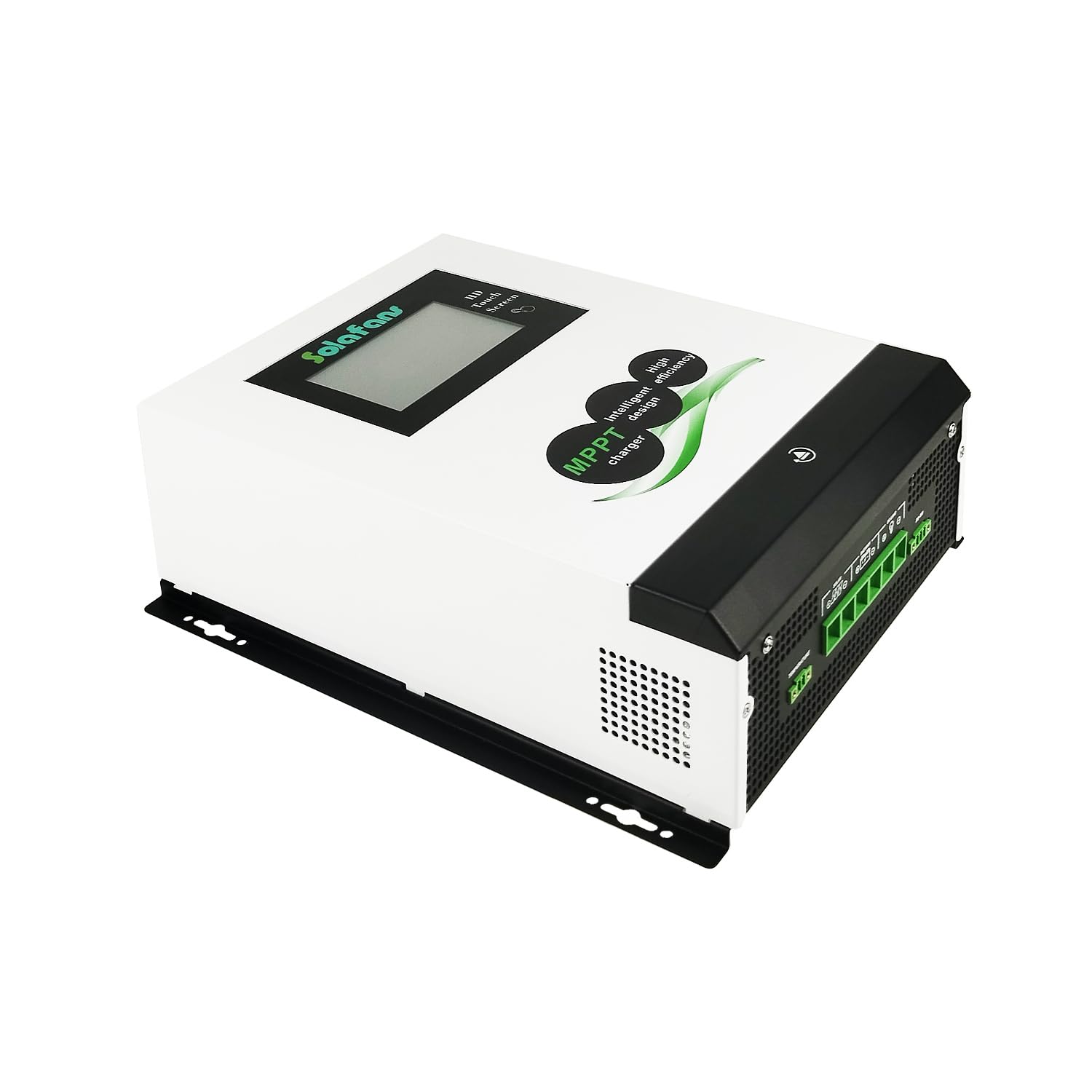 Kontroler MPPT 48 V 90 A 4,3-calowy ekran dotykowy HD 4960 W PV DC150V 12V/24V/36V reaktywacja rozładowanej baterii wielojęzyczna z Bluetooth