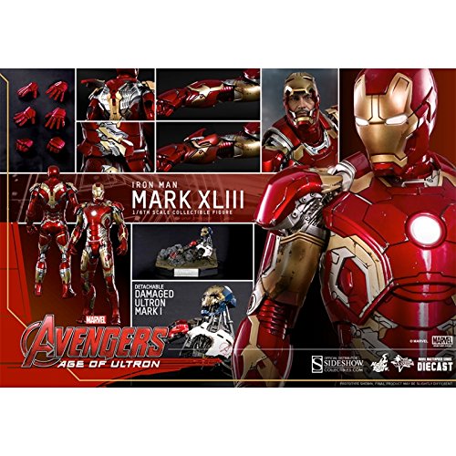 Sideshow 1:6 Scale Avengers Age Of Ultron Iron Man Mk Xliii Mms Figure #TOP6