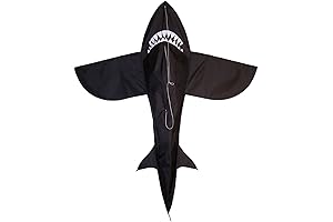 In the Breeze 4 ft 3D Black Shark Kite