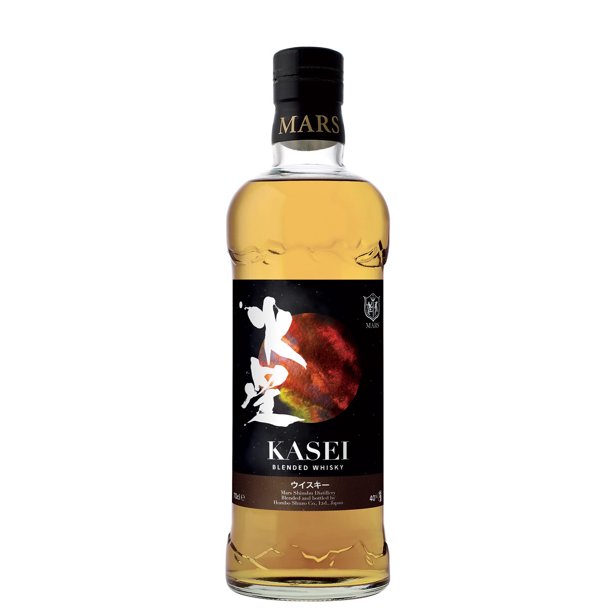 MARS - Kasei - Blended Whisky- 40% Alcool - Origine: Japon/Honshu - Notes de Fleurs Blanches & Fruits Noirs - 70 cl