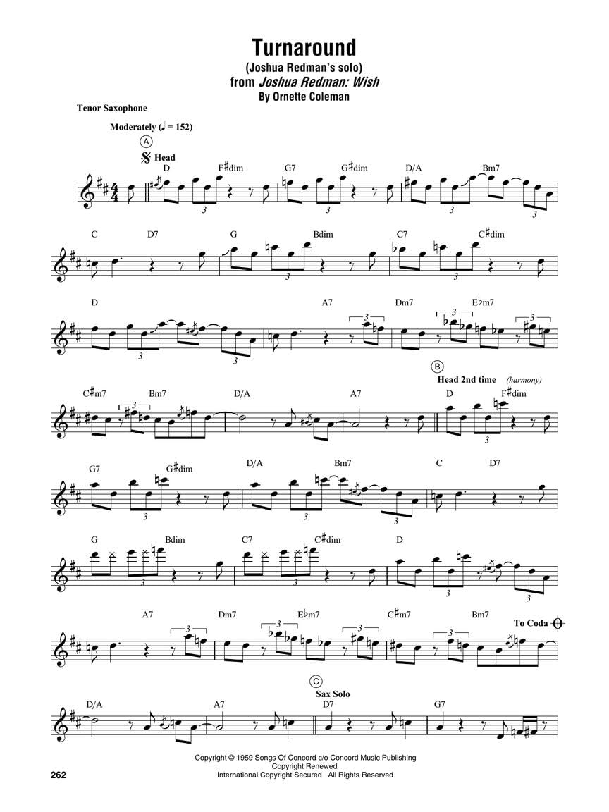 Saxophone Omnibook for B-Flat Instruments: Transcribed Exactly from Artist Recorded Solos