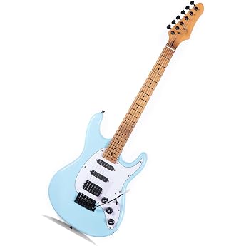 Electric Guitar Practice Instrument Suitable for Beginners and Adults Electric Guitar Blue