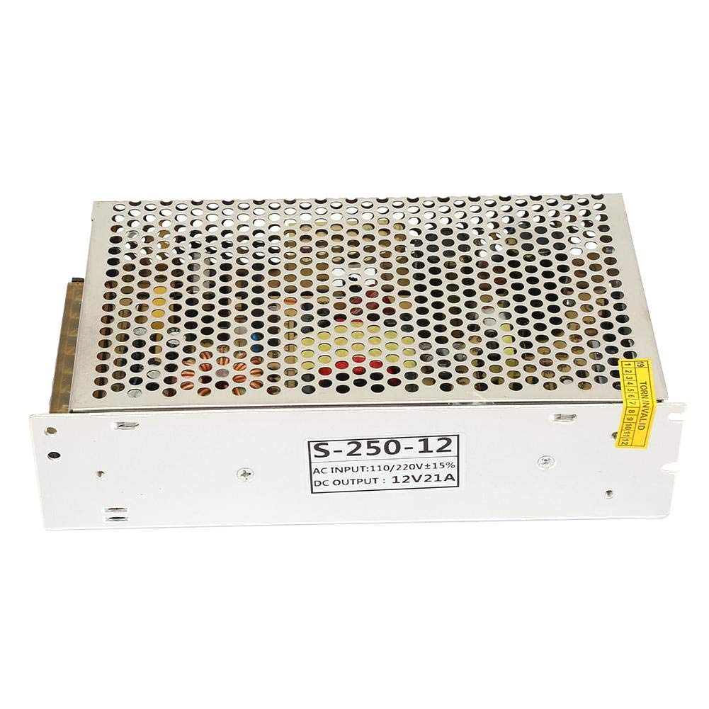 Walfront AC110V - Transformateur de Conversion 220V-DC 12V pour CCTV, Radio, Projet Informatique