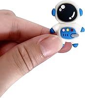 Vista 9 de 100pcs Mini Space Planet Astronaut Decoration Mixed Flatback Resin Sets for DIY Doll House Phone Case