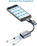 BENFEI SD TF Card Reader with USB Type-C/Type-A Compatible with iPhone 15 Pro/Max, MacBook Pro/Air 2023, iPad Pro, iMac, S23, XPS 17, Surface Book 3 and More