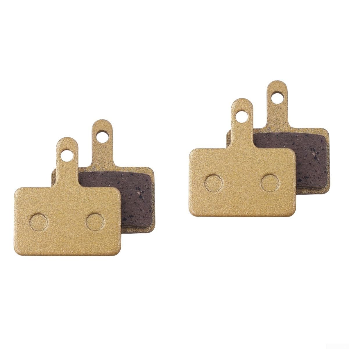 Sintered Metal Disc Brake Pads Compatible With M375 M445 M446, All Weather Mountain Bike Braking System, Gold Color(Set Of 2)