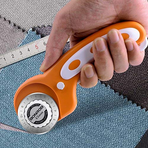 BONROB Rotary Cutter and Mat Set, with 12x18 Inch (A3) Double Sided