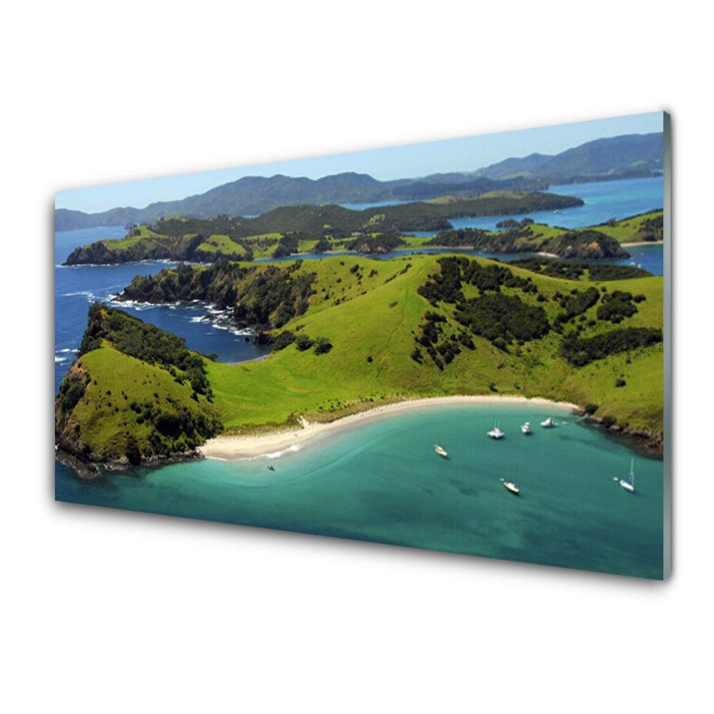 Tableau mural de 100x50cm imprimé sur verre trempé de style moderne pour la déco