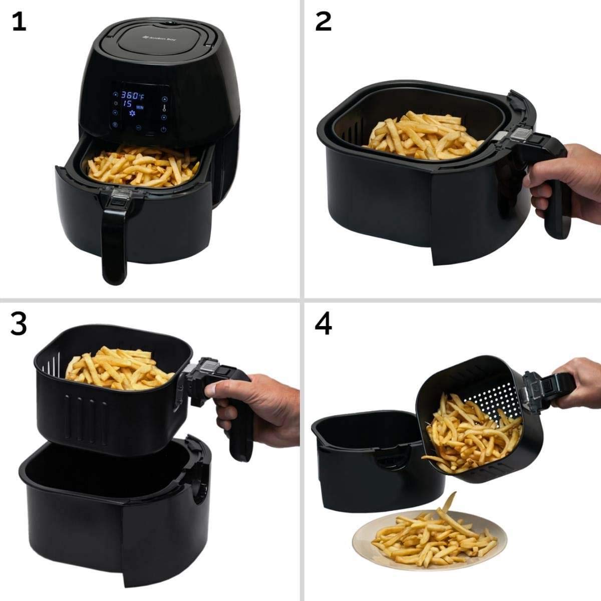 Buy Avalon Bay Digital Air Fryer Stainless Steel Interior and Digital