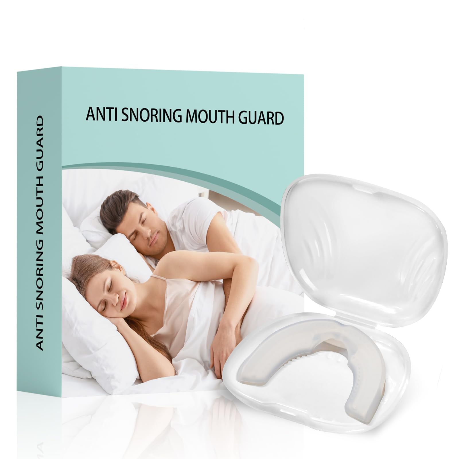 Anti-Snoring Mouth Guard, Reusable Mouth Guard with Comfort Size Snore Mouth Guard
