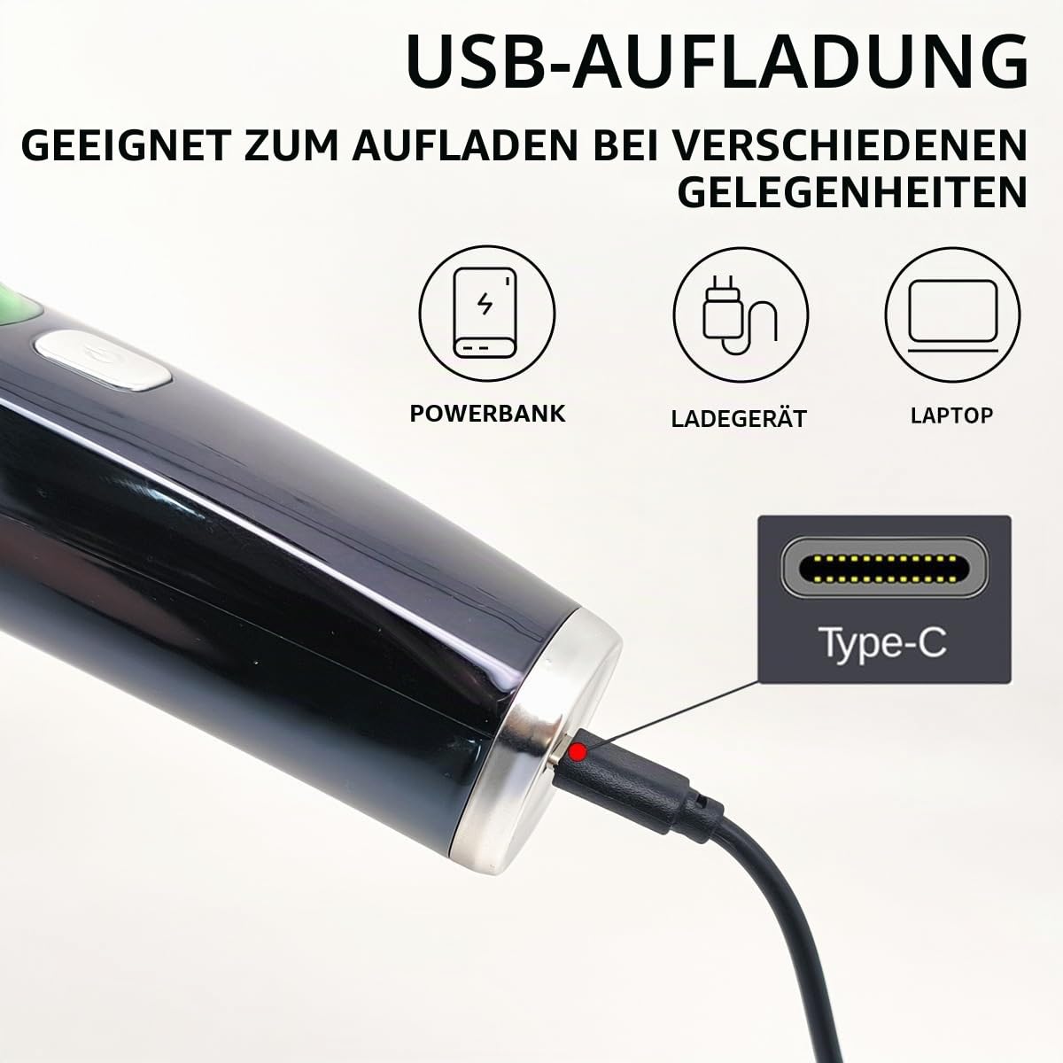 karivo Das Original - CleanCut One Vakuum Bartschneider für Herren – einstellbarer elektrischer Rasierer mit 20 Längeneinstellungen, kabellos und ideal als Friseurgeschenk