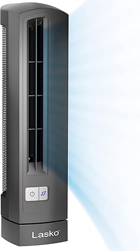 Lasko Air Stik - Ventilador oscilante ultrafino, Plástico, 14 pulgadas