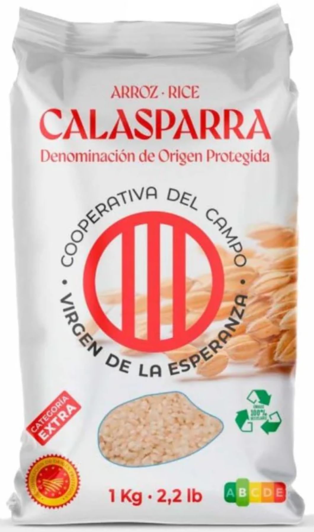 2 Pack - Calasparra Paella Rice Arroz Calasparra 1 kilo (35.2 oz)