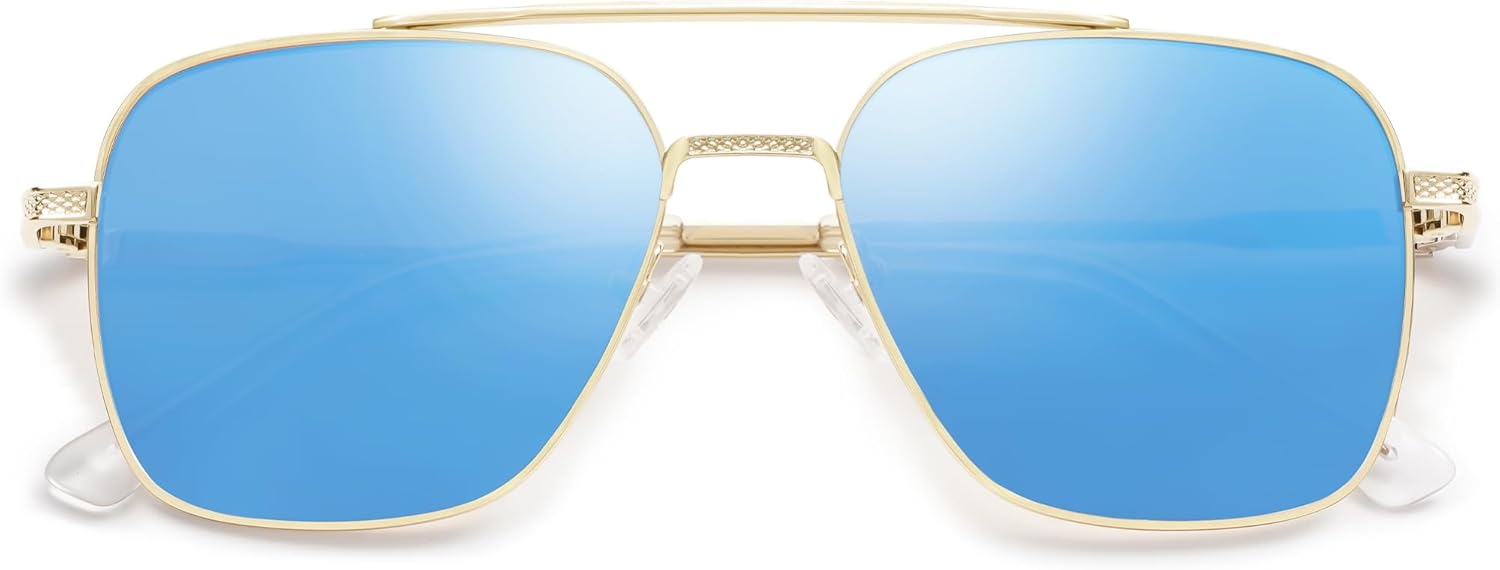 SOJOS Aviator Sunglasses for Men WomensTrendy Designer Shades SJ1232 - Image 3