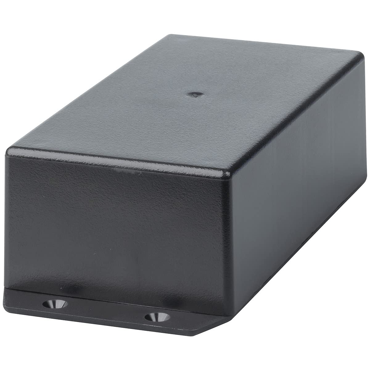 ＬＩＶＥ　ＢＯＸ Jiffy Box - Black with mounting Flange - 130X68X44 - UB3