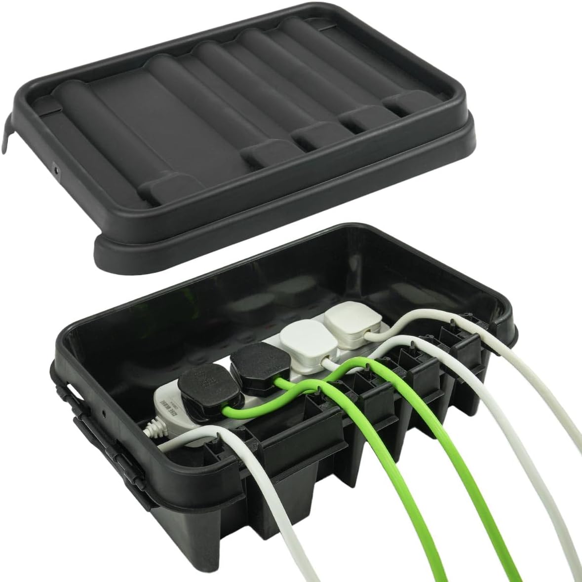Dri-Box DB-285-UK-B FL-1859-285 IP55 Weatherproof Box, Black