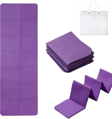 Tapis de yoga pliable pour voyage 